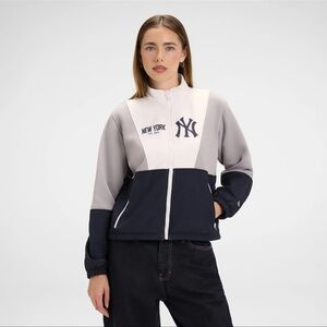 New Era Women's New York Varsity Jacket - Black, Gray, White